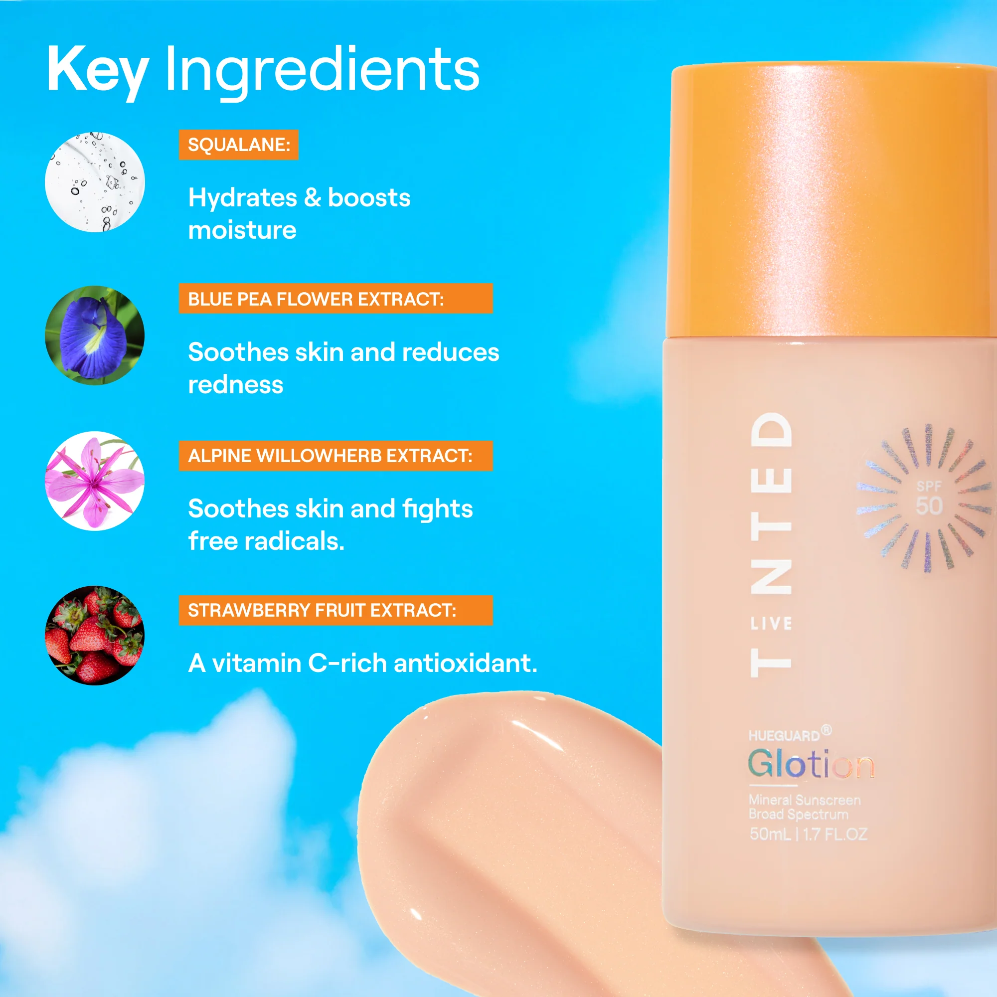 HUEGUARD® Glotion Mineral Sunscreen Broad Spectrum SPF 50 - Image 5