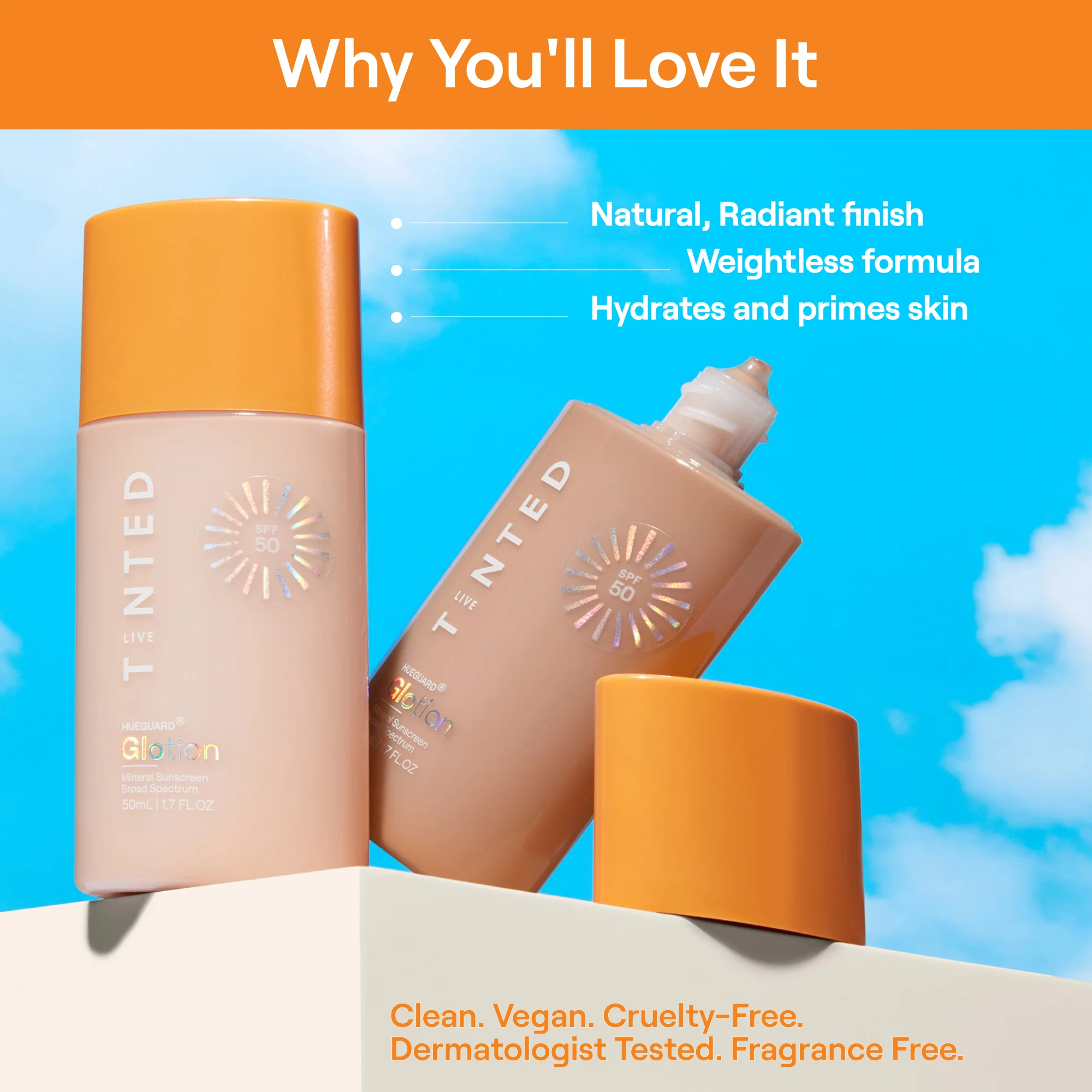 HUEGUARD® Glotion Mineral Sunscreen Broad Spectrum SPF 50 - Image 6