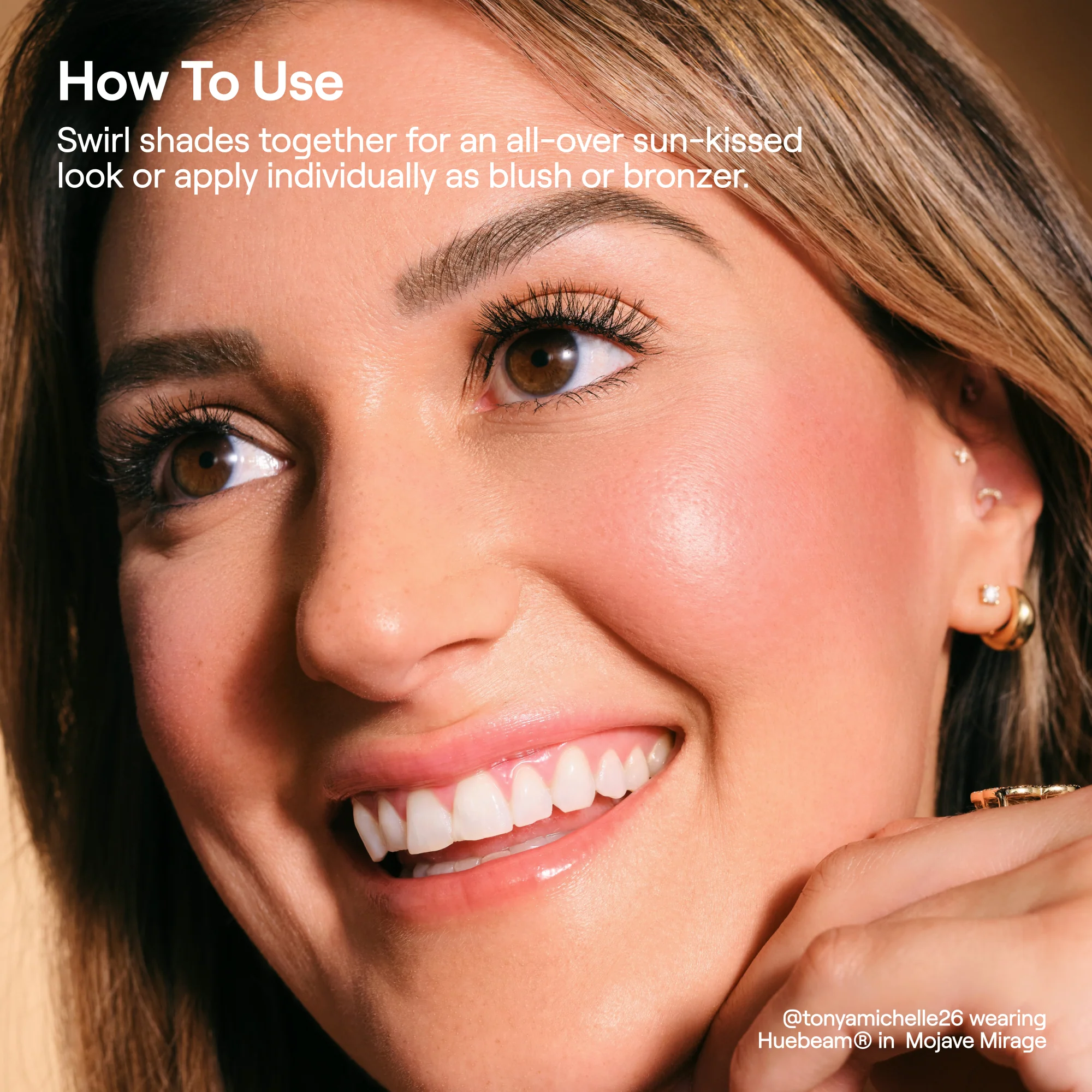 HUEBEAM® Gradient Blushing Bronzer - Image 15