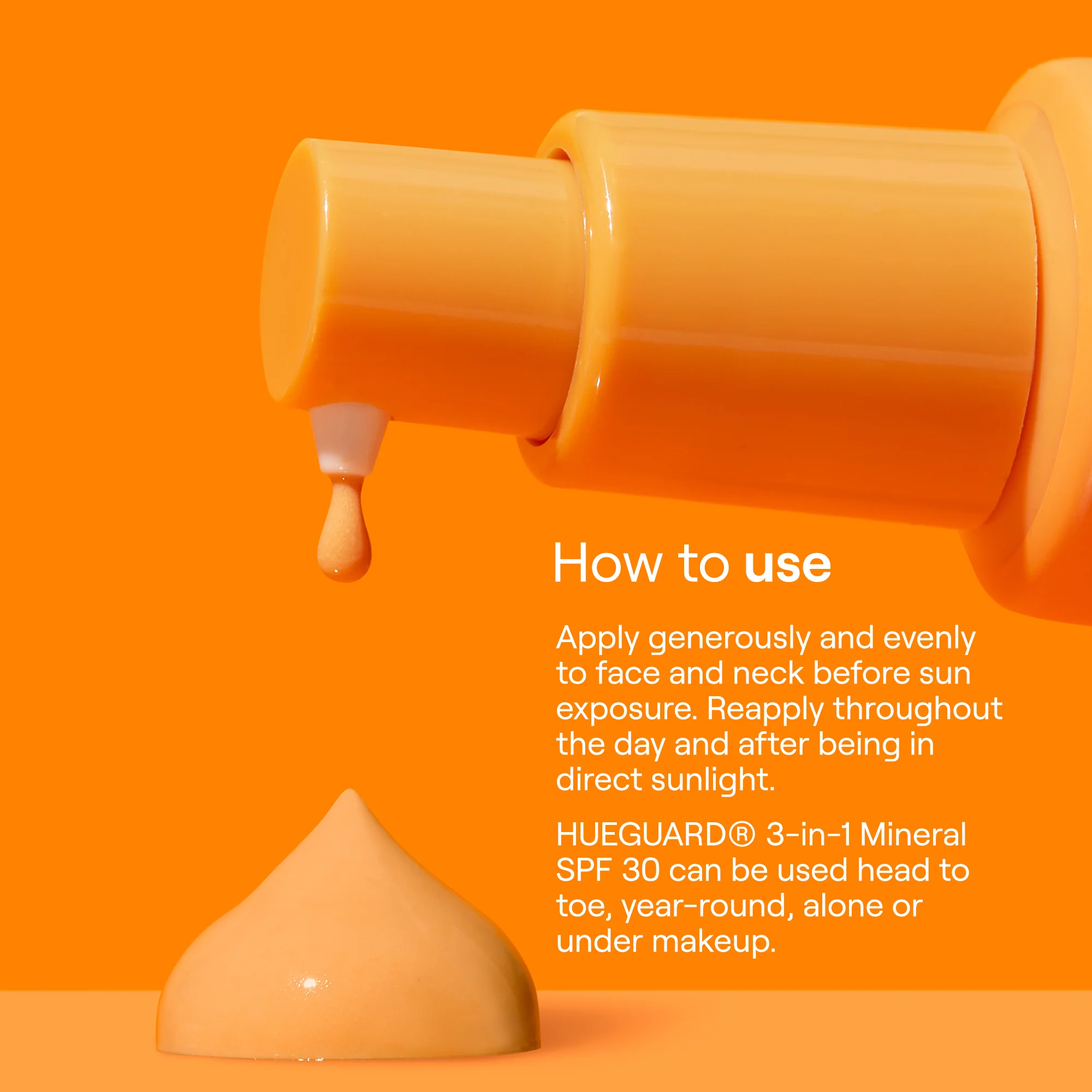 HUEGUARD® 3-in-1 Mineral Sunscreen, Moisturizer, Primer SPF 30 - Image 7