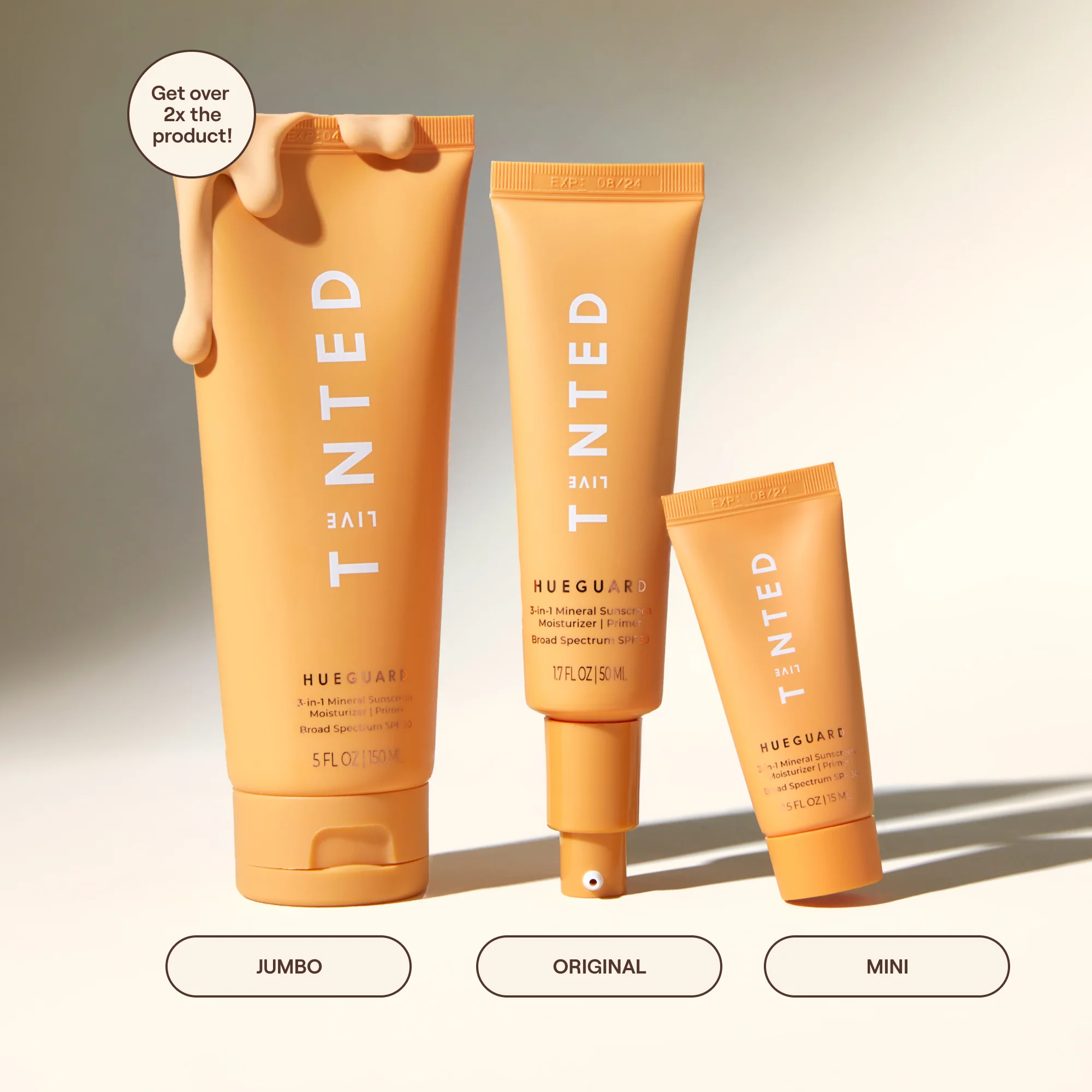 HUEGUARD® 3-in-1 Mineral Sunscreen, Moisturizer, Primer SPF 30 - Image 9