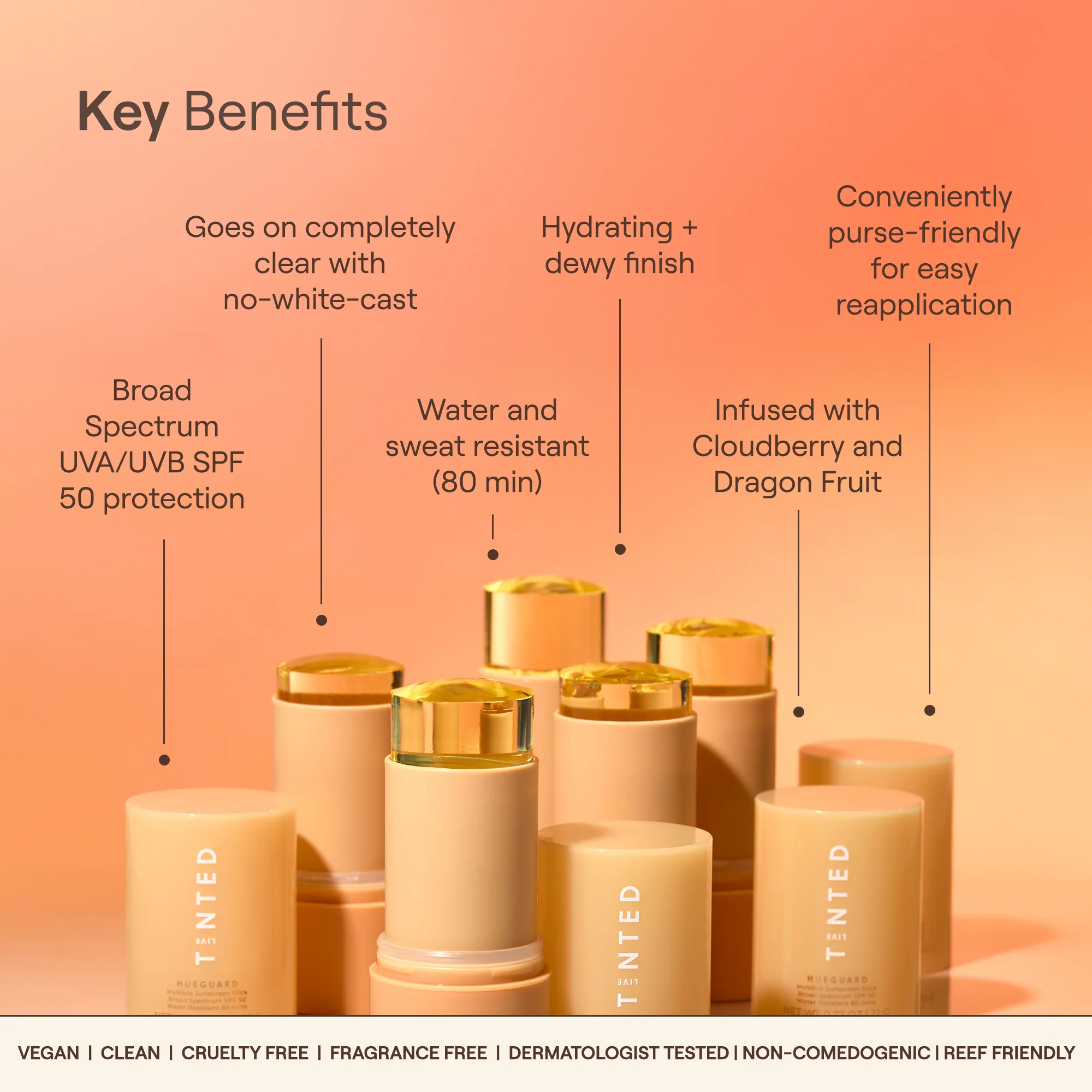 HUEGUARD® Invisible Sunscreen Stick SPF 50 - Image 3